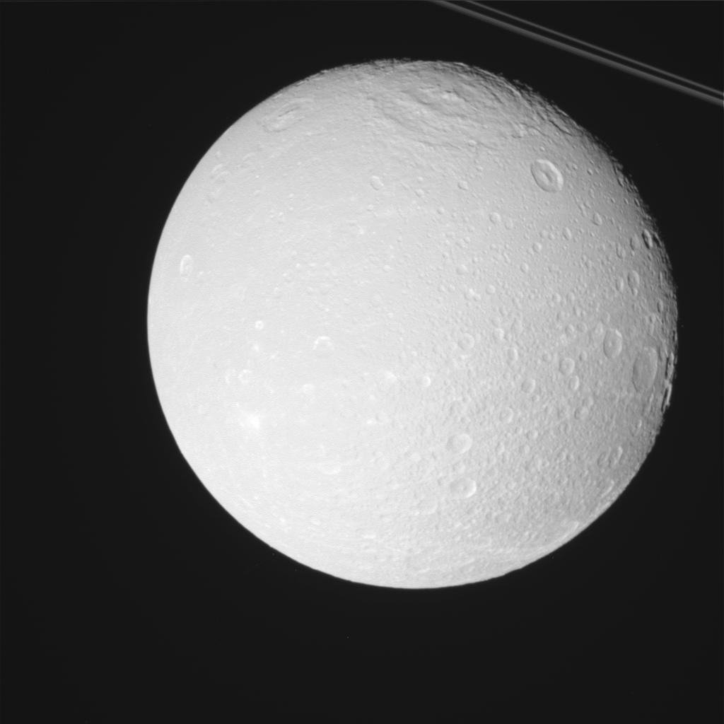 Dione: Saturn's Turned-Around Moon